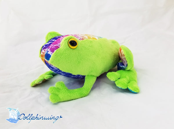 Rainbow Frog Plushie