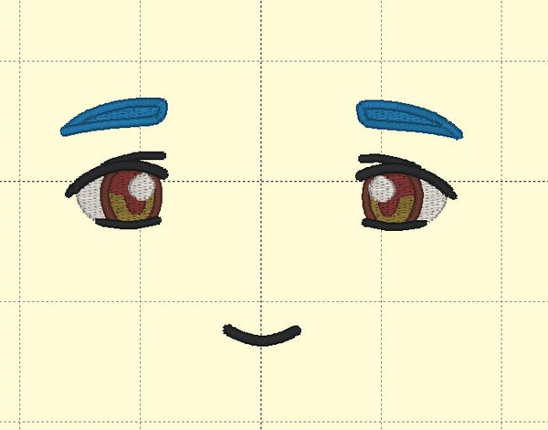 Anime Face Embroidery Pack