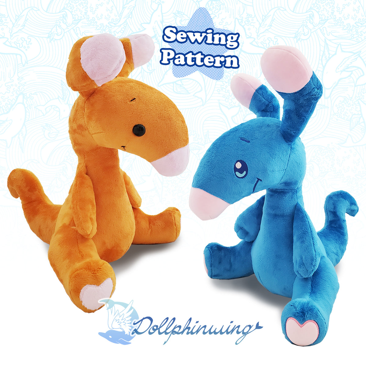 Blumaroo Plushie Sewing Pattern