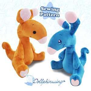 Blumaroo Plushie Sewing Pattern