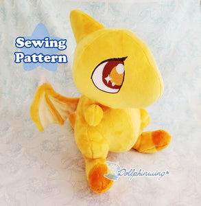 Shoyru Plushie Sewing Pattern