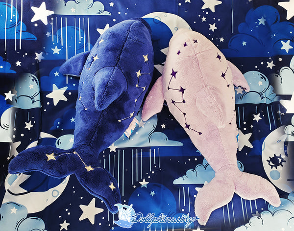 Constellation Dolphin Embroidery