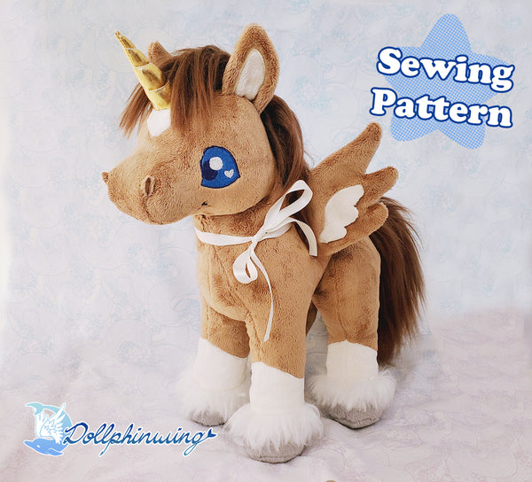 Uni Plushie Sewing Pattern