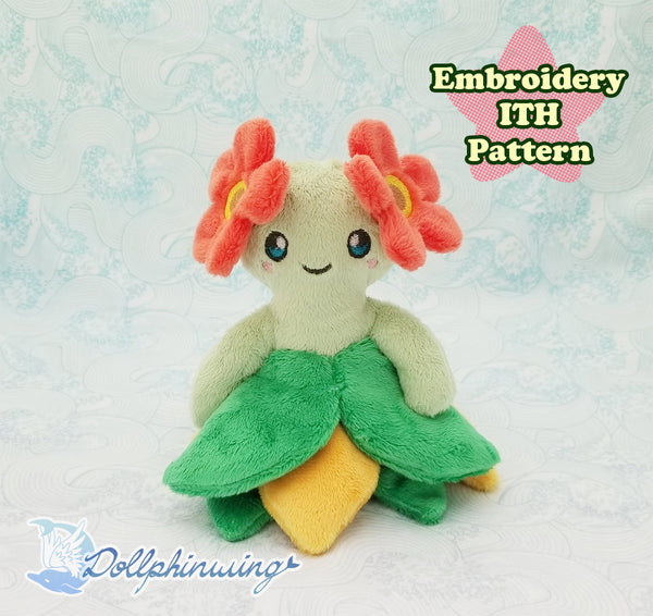 Flowery ITH Embroidery Pattern