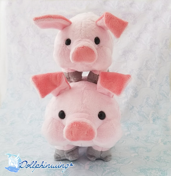 Chubby Pig Plushie Sewing Pattern