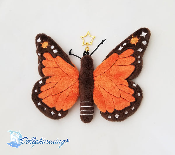 Butterfly Plush Keychain
