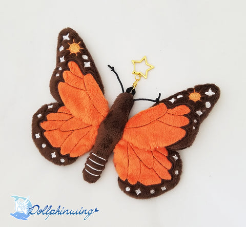 Butterfly Plush Keychain