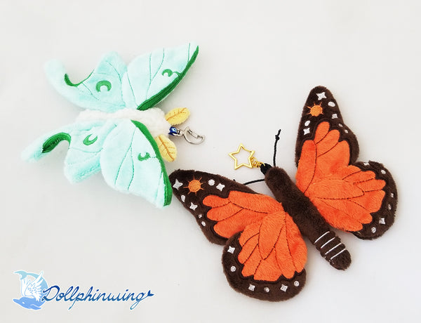 Butterfly Plush Keychain