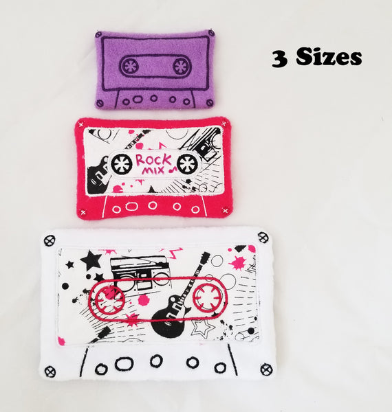 Cassette Tape ITH Embroidery Pattern