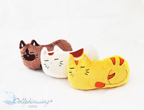 Sleepy Cat ITH Embroidery Pattern - Dollphinwing