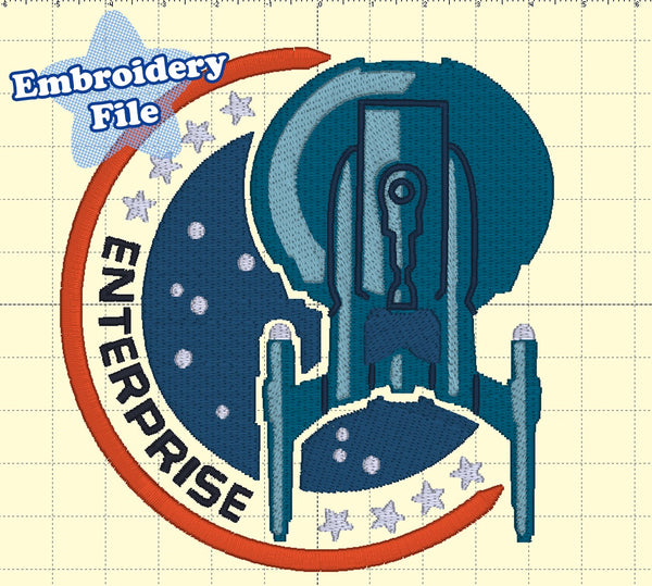 Enterprise Patch Embroidery File