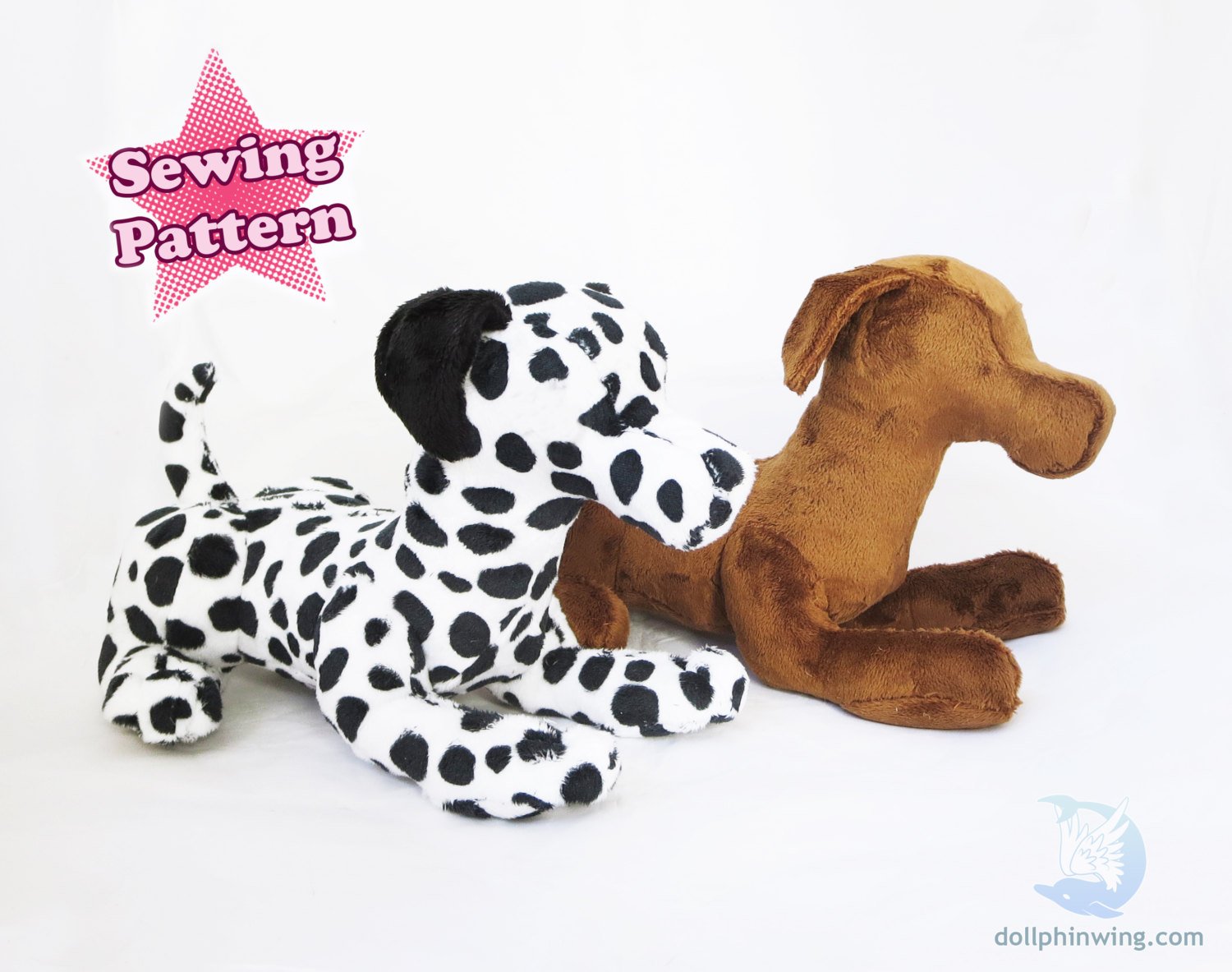 Free Dog Stuffed Animal Patterns  Animal sewing patterns, Dog sewing  patterns, Stuffed animal patterns