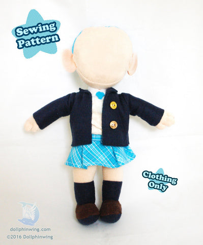Chibi School Uniform Pack Sewing Pattern${tags}