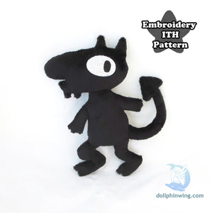 Personal Demon ITH Embroidery Pattern