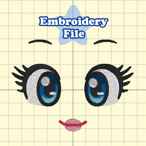 Princess Face Embroidery File