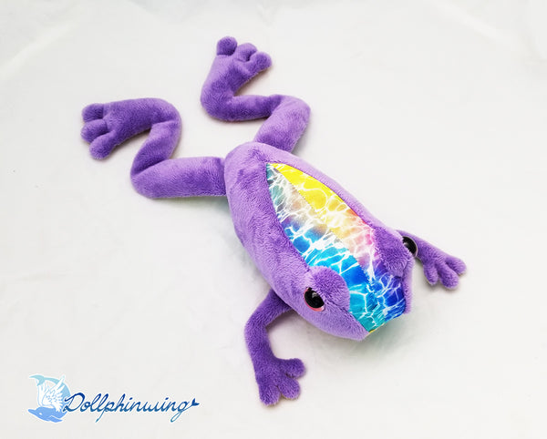 Rainbow Frog Plushie