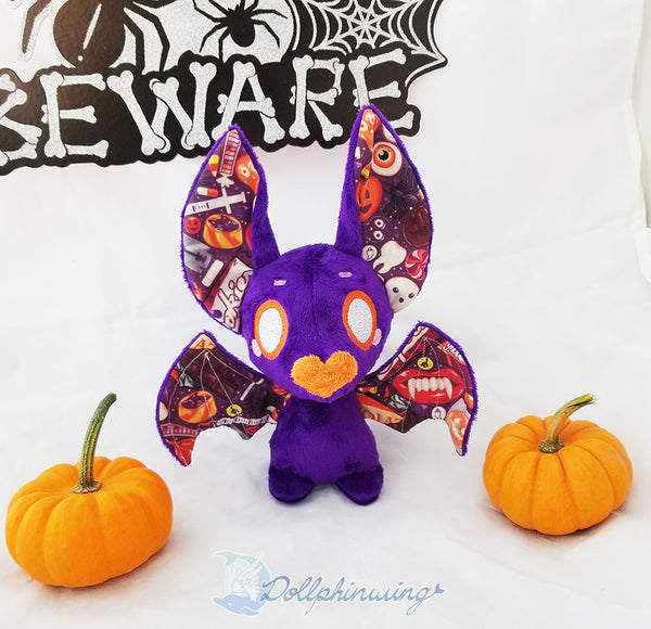 Halloween Bat Plushie
