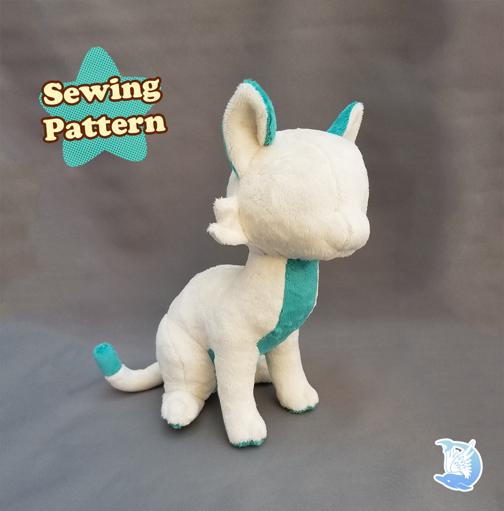 Cat Plush Sewing Pattern Bundle Pack - Dollphinwing for Free Printable Cat Sewing Patterns