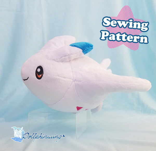 Flying Egg Plushie Sewing Pattern